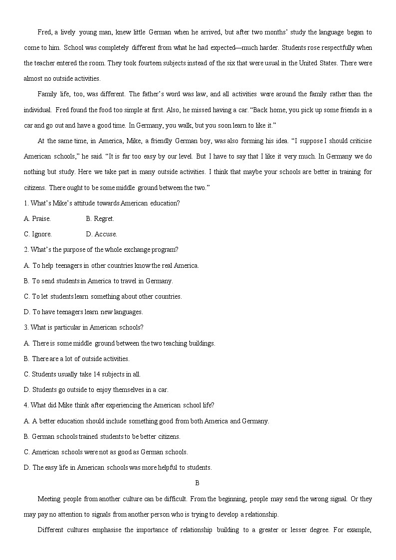 Unit 4 Lesson 2 & Lesson 3 课时分层作业-2022-2023学年高中英语北师大版（2019）选择性必修第二册03