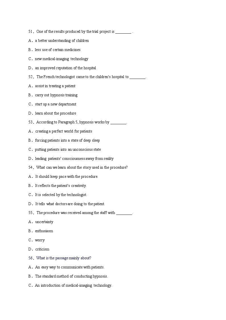 专题5-主旨要义之文章大意（练高考--心中有数）-2023年高考 二轮复习阅读理解 攻略（练讲练）03