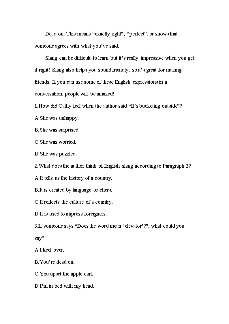 Unit 2 Using language 能力提升练-2022-2022学年高中英语外研版（2019）必修第一册(含答案)第2页