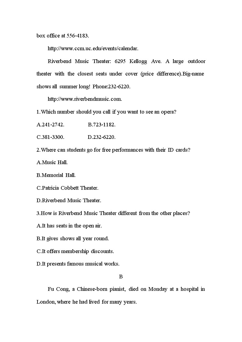 Unit5 Listening and Speaking & Reading and Thinking 能力提升练-2022-2023学年高中英语人教版（2019）必修第二册(含答案)第3页