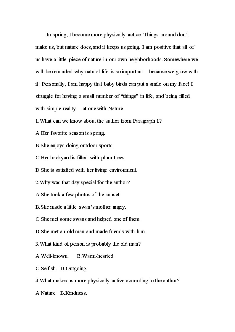 Unit6 Starting out &Understanding ideas 能力提升练-2022-2023学年高中英语外研版（2019）必修第一册(含答案)03