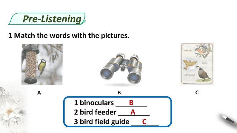 高中英语必修二 Wildlife protection unit Period 5 Listening and Talking&Assessing Your Progress&Project课件03