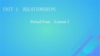 英语选择性必修 第一册Unit 1 RelationshisLesson 3 So CloseYet So Far背景图课件ppt