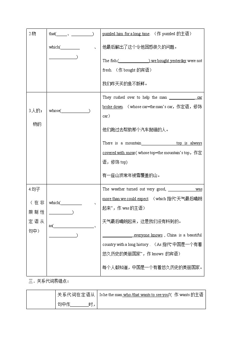 高中英语必修一   4.3 Discovering Useful Structure 导学案03