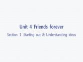 Unit 4 Friends forever-Section Ⅰ Starting out & Understanding ideas 课件