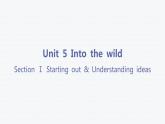 Unit 5 Into the wild-Section Ⅰ Starting out & Understanding ideas 课件