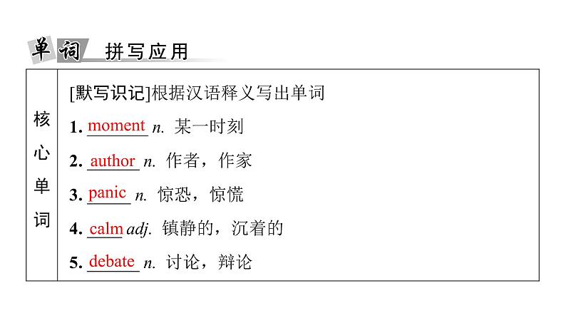 外研版高考英语一轮总复习教材知识解读必修第1册Unit 1 A new start教学课件第5页