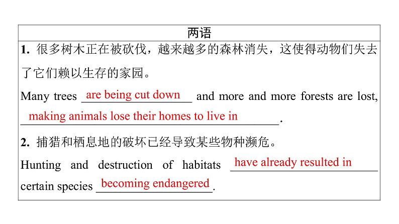 外研版高考英语一轮总复习教材知识解读必修第1册Unit 6 At one with nature教学课件03