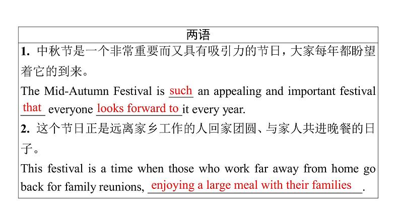 外研版高考英语一轮总复习教材知识解读必修第2册Unit 2 Let 's celebrate！教学课件第3页