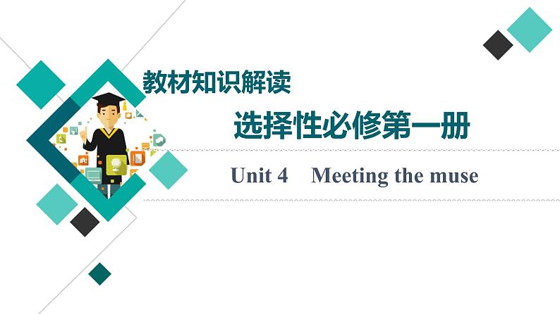 外研版高考英语一轮总复习教材知识解读选择性必修第1册Unit 4 Meeting the muse教学课件01