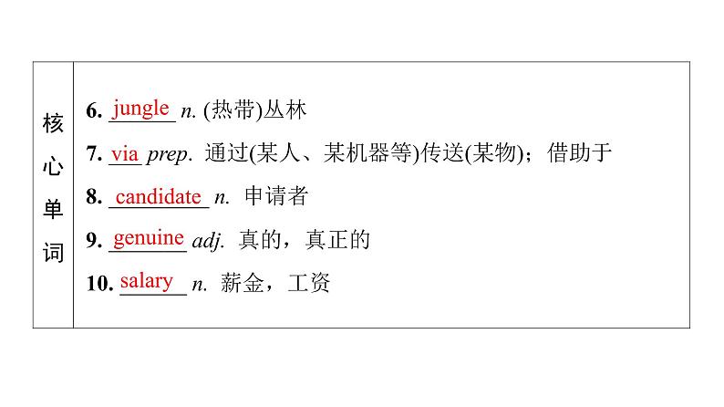 外研版高考英语一轮总复习教材知识解读选择性必修第1册Unit 6 Nurturing nature教学课件06