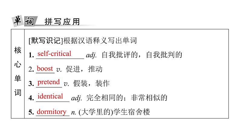 外研版高考英语一轮总复习教材知识解读选择性必修第3册Unit 1 Face values教学课件05