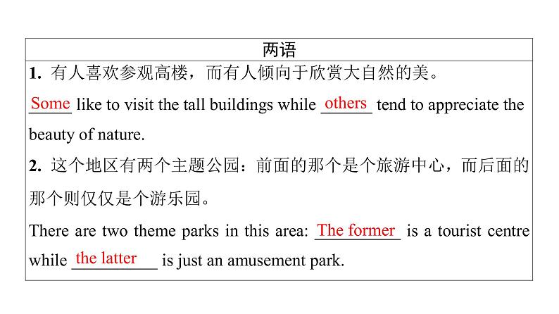 外研版高考英语一轮总复习教材知识解读选择性必修第3册Unit 5 Learning from nature教学课件03