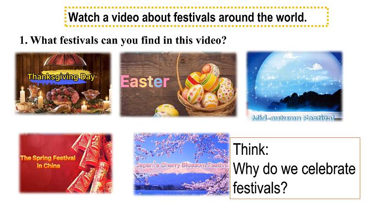 人教版必修三  Unit 1 Festivals and Celebrations Reading and Thinking 课件第2页