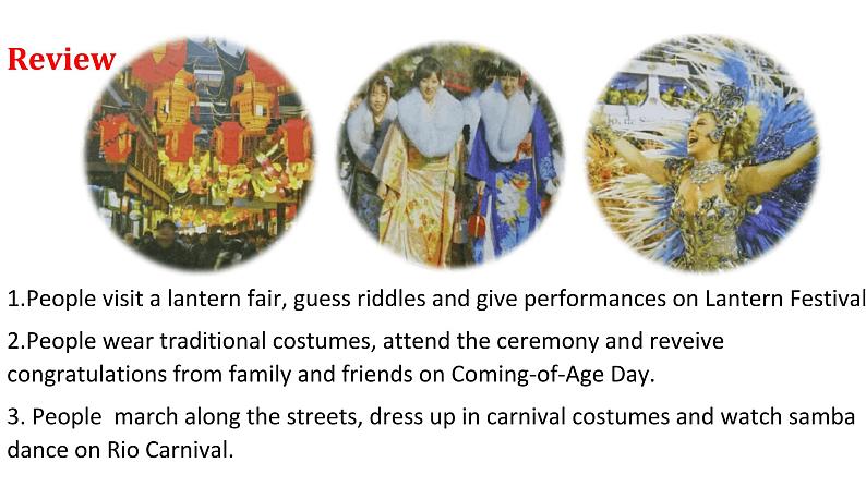 人教版必修三Unit 1 Festivals and Celebrations Why do we celebrate festivals 课件第1页