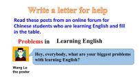 高考英语书面表达求助信 Learning English课件