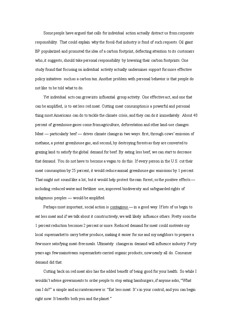 高考英语阅读理解分类训练：环境类第3页