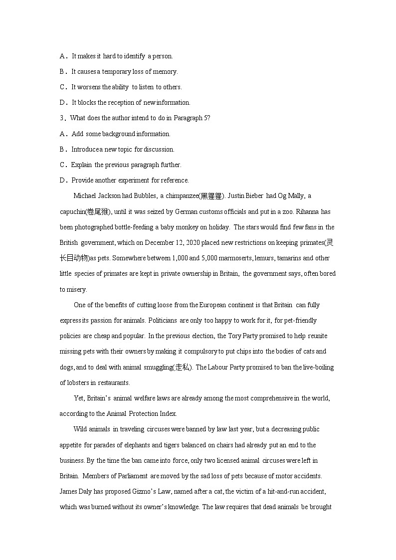 广东高考英语阅读理解专项训练第2页