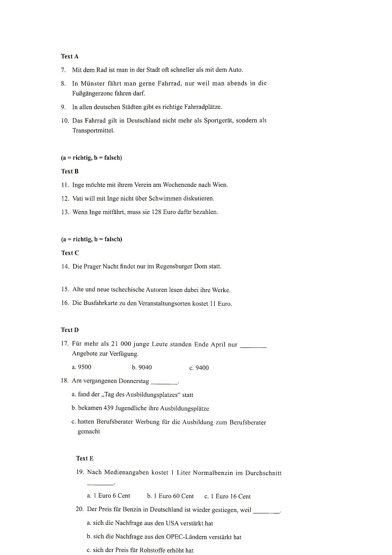 云南省玉溪市一中2023届高三德语上学期开学考试试题（Word版附答案）02