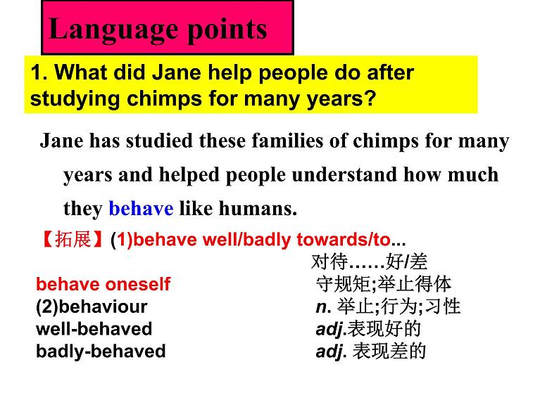 必修4 Unit 1 Women of achievement language points 课件04