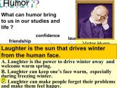 必修4 Unit 3 A taste of English humour Reading 课件