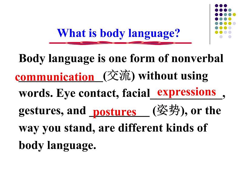 必修4 Unit 4 Body language Reading 课件03