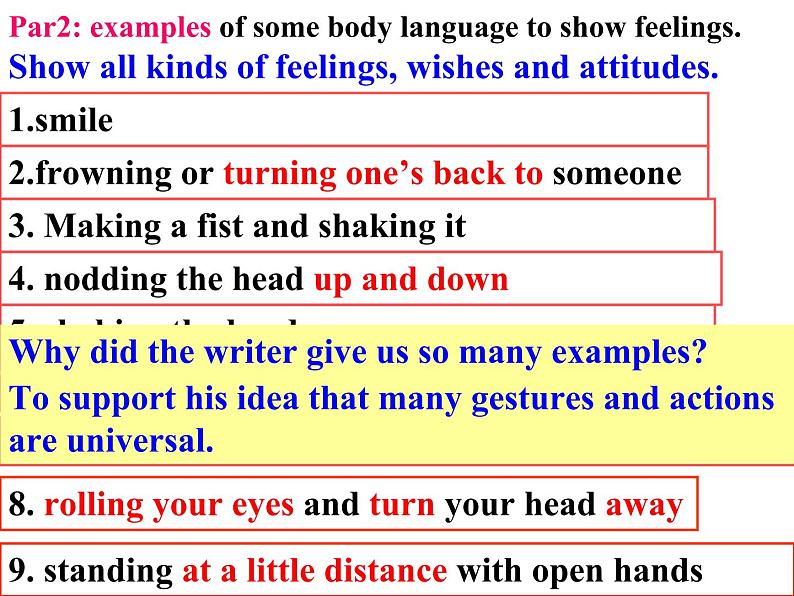 必修4 Unit 4 Body language Using language 课件06