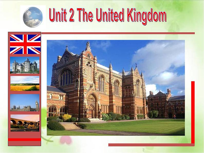 必修5  Unit 2 The United Kingdom Warming Up 课件01