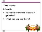 选修6 Unit 1 Art Using language Reading 课件