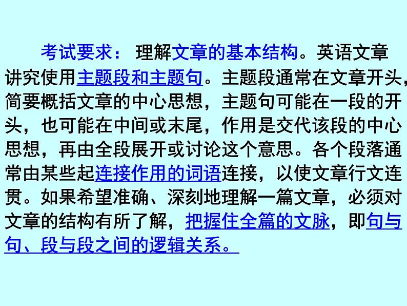 高考英语七选五解法解题指导课件第3页