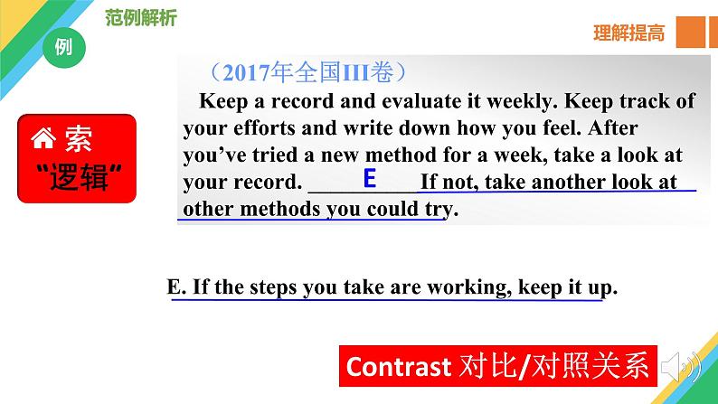 高考英语七选五之句子关系判定课件第4页