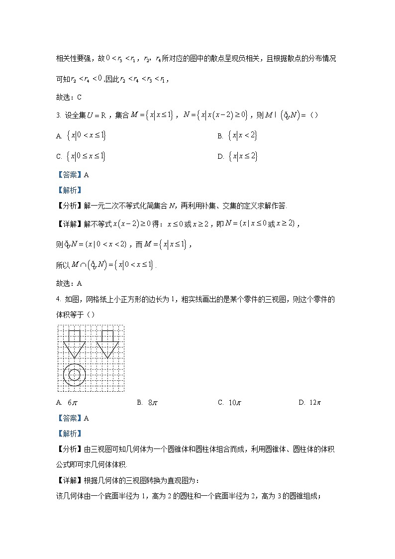 四川省成都市第七中学2022-2023学年高三数学（理）上学期10月阶段考试（Word版附解析）第2页