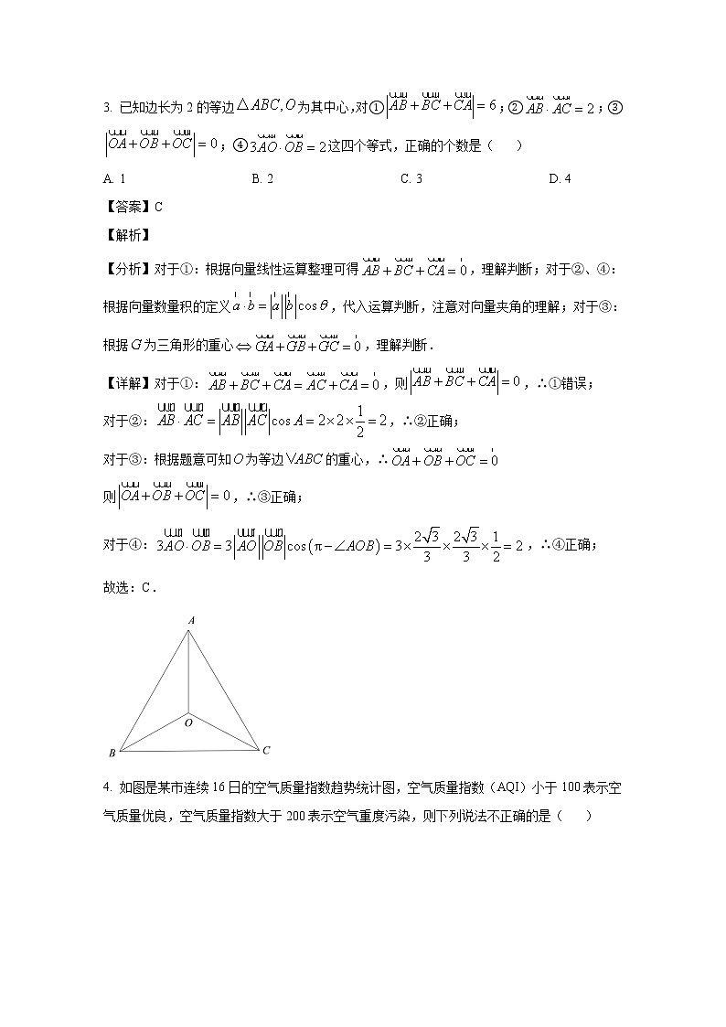 河南省顶级名校2022-2023学年高三数学上学期第一次月考试题（Word版附解析）第2页