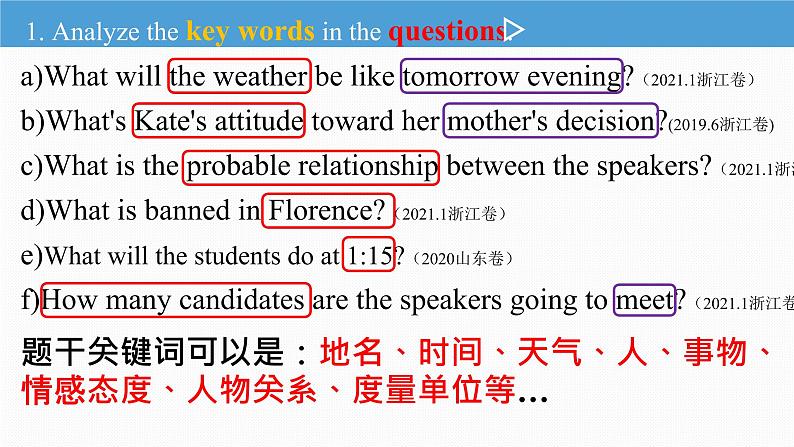 高三听力指导公开课 课件第7页