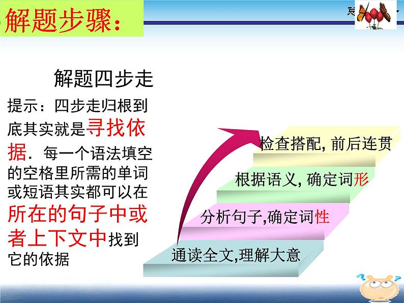 高中英语语法填空解题技巧课件第3页