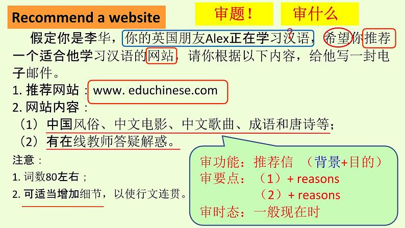 高考英语书面表达之推荐信课件第5页