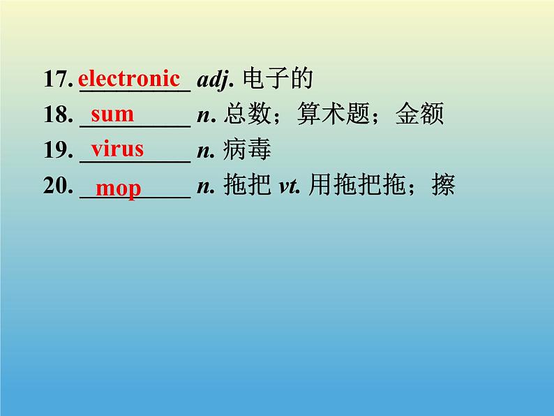 高中英语必修二Unit 3 Computers 综合课件106