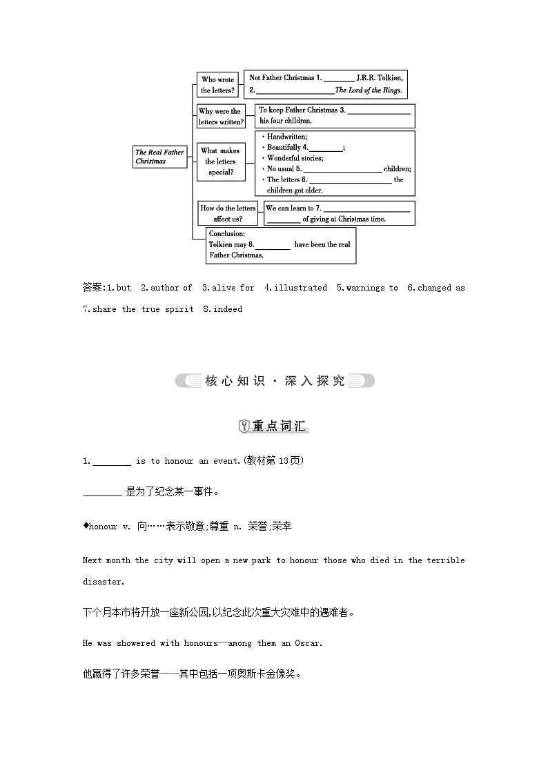 外研版高中英语必修第二册Unit 2 Let’s celebrate学案02