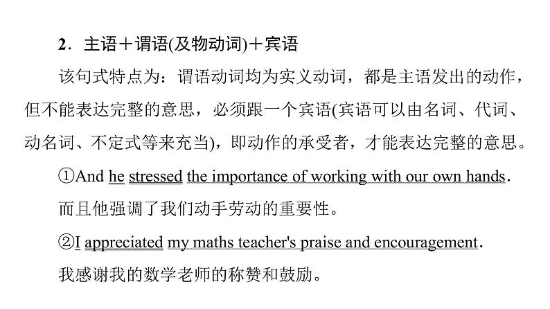 (新高考)高考英语二轮复习课件书面表达 层级1+第1讲　八种基本句型 (含答案)第8页