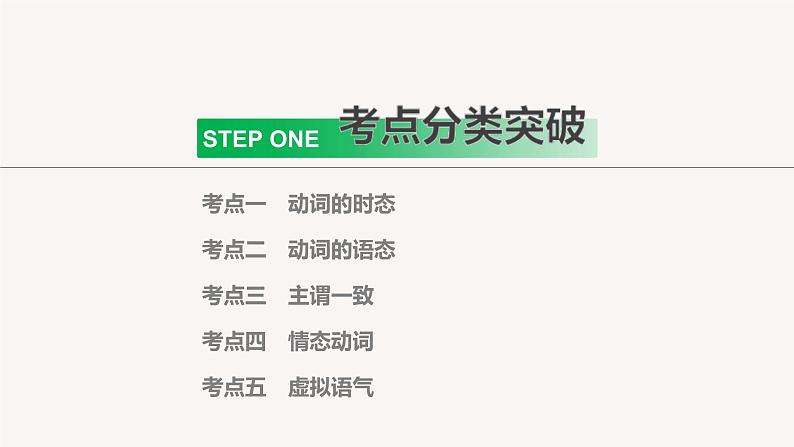 (新高考)高考英语二轮复习课件语法专项突破 专题1 第1讲　谓语动词 (含答案)03