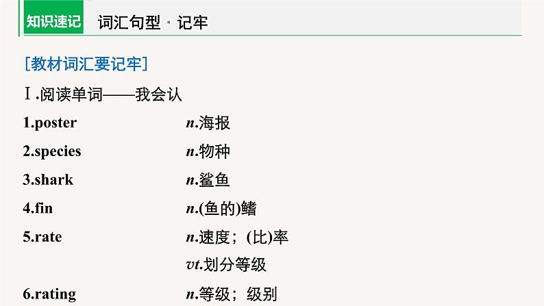 (新高考)高考英语一轮复习课件教材知识解读 必修第2册　Unit 2　Wildlife Protection (含答案)第4页