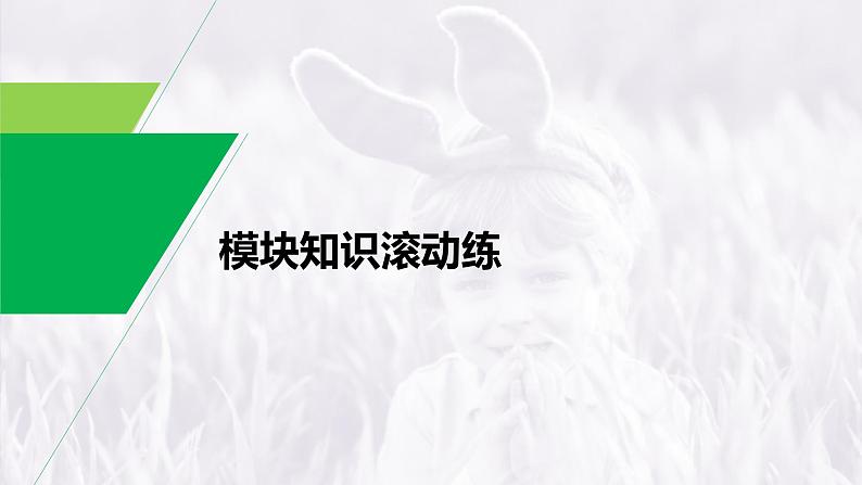 (新高考)高考英语一轮复习课件教材知识解读 必修第2册　模块知识滚动练 (含答案)01