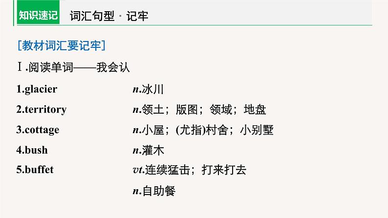 (新高考)高考英语一轮复习课件教材知识解读 选择性必修第1册　Unit 3  Fascinating Parks (含答案)第4页