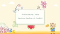 2020-2021学年Unit 3 Food and Culture教学ppt课件