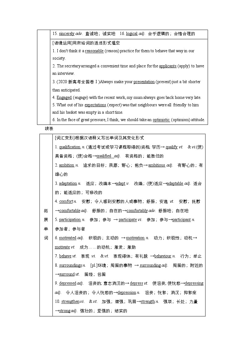 (新高考)高考英语一轮复习教案选择性必修二 Unit 2 Bridging Cultures(含答案)第2页