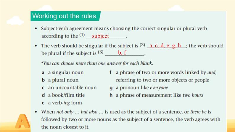 Unit 1 Light, camera, action Section B Grammar and Usage（教学课件）—2022-2023学年高一英语牛津译林版(2020)必修第二册第8页