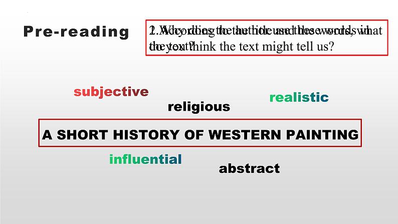 2022-2023学年高中英语人教版（2019）选择性必修第三册 Unit 1 Reading and thinking 课件第3页