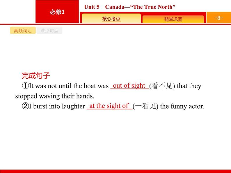 (人教版)高考英语一轮复习课件必修三Unit 5　Canada—“The True North” (含答案)08