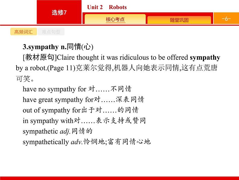 (人教版)高考英语一轮复习课件选修七7.2 Unit 2　Robots (含答案)06