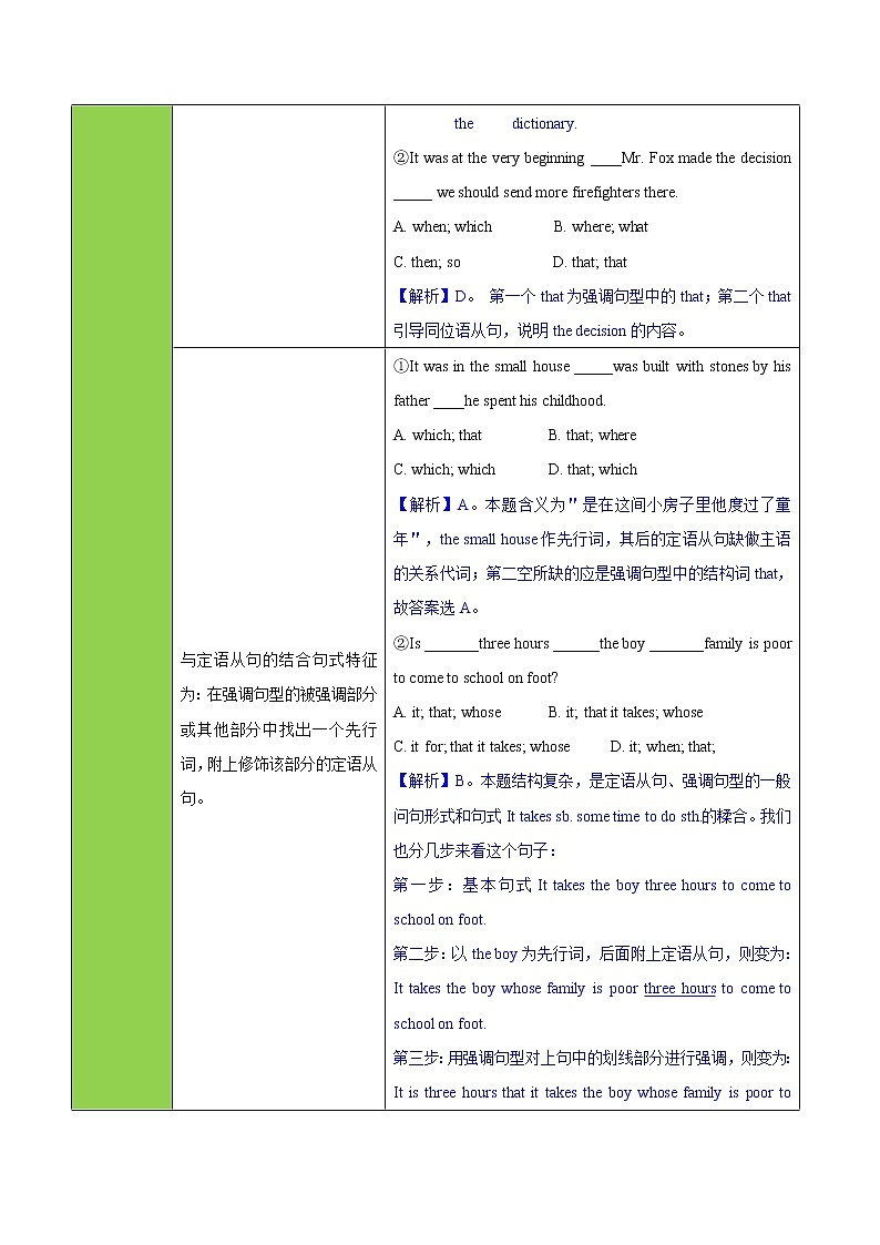 (通用版)高考英语二轮复习考点过关练35《强调句》(含解析)第3页
